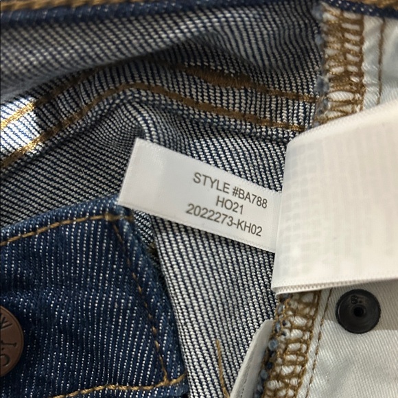 J. Crew NWT Women's Deep Blue 9 in high rise Skinny Jeans - Picture 7 of 7